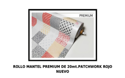 Hule Felpa Premium Patchword Rojo