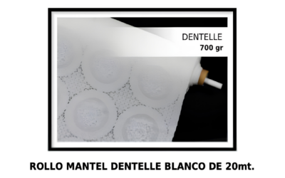 Hule Puntilla Círculos Blancos