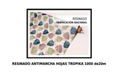 Hule Antimanchas Textil Hojas Tropika